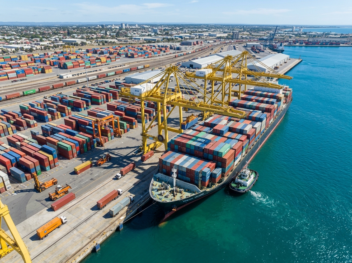 Port container handling
